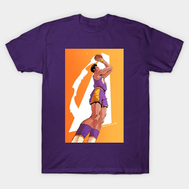 Jerry West T-Shirt by glitchrichmond